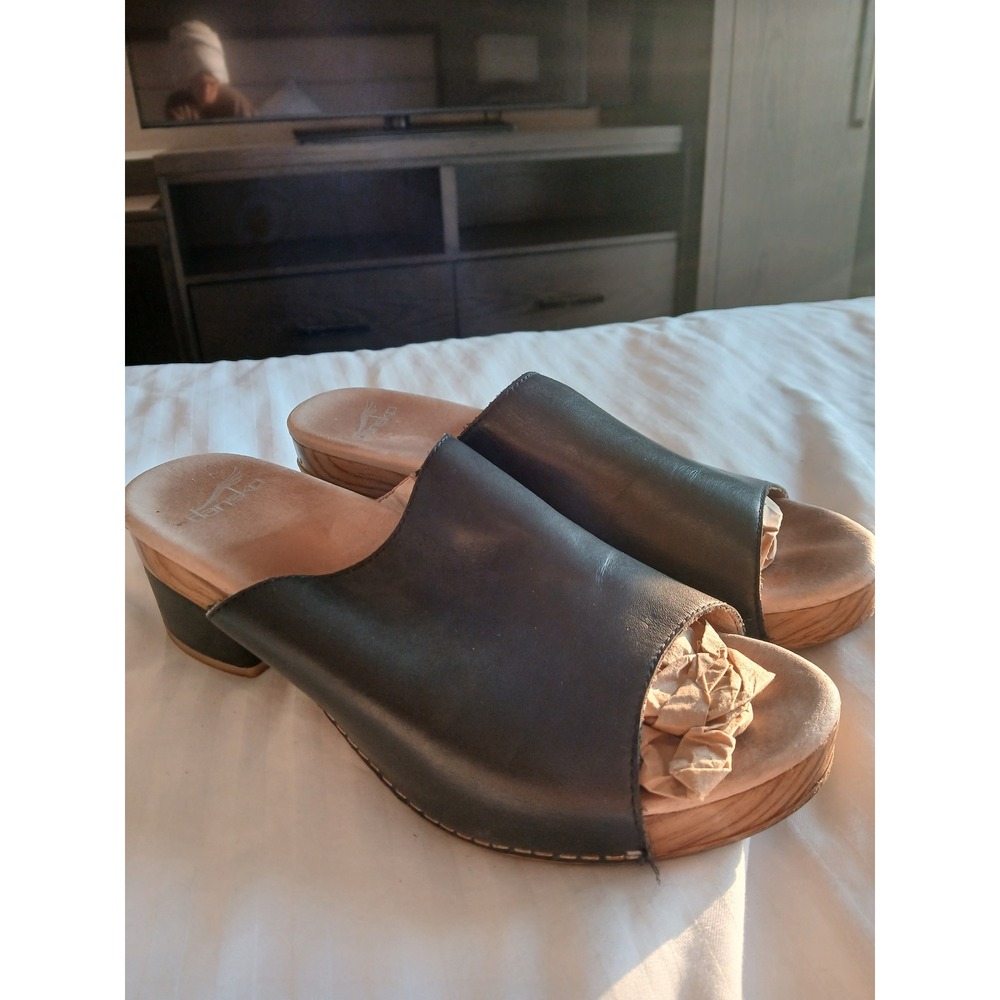 Dansko maci sandal clog black EU size 40 US 9 - Picture 2 of 6